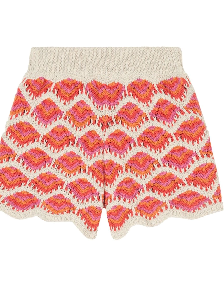 crochet-knit Hawa Women shorts Alanui Mahal 0728